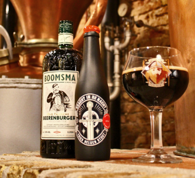 Grutte Pier Kracht in de Nacht en Boomsma Beerenburger samenwerking